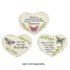 Blooming Butterflies Mini Garden Memorial Heart-Shaped Stone -Artisan Décor Shop ER63526