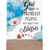 God Found The Strongest People And Made Them Nurses Glass Block -Artisan Décor Shop ER79848