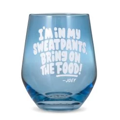 Hallmark Friends Bring On The Food Stemless Wine Glass, 16 Oz.