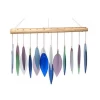 Mountain Ridge Driftwood Glass Windchime -Artisan Décor Shop GEBLUEG171