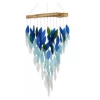 Deluxe Ocean Ombre Waterfall Glass Windchime -Artisan Décor Shop GEBLUEG598
