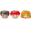 Harry Potter Ceramic Sculpted Mini Cup Set Of 3 Featuring Harry, Hermione, Ron 1 Harry Potter Ceramic Sculpted Mini Cup Set Of 3 Featuring Harry, Hermione, Ron -Artisan Décor Shop HP1501KA