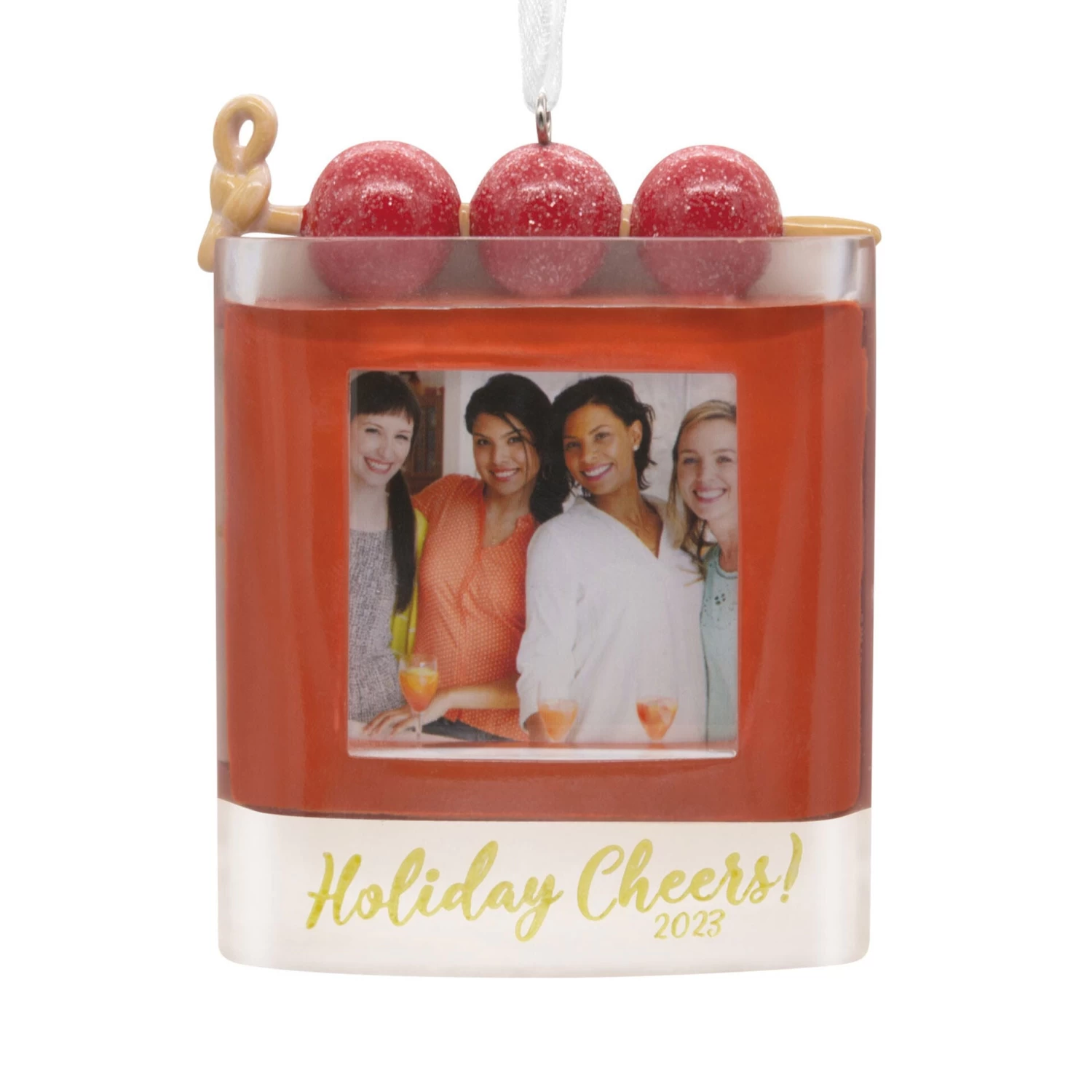 Holiday Cheers! Cocktail 2023 Photo Frame Hallmark Ornament 3 Holiday Cheers! Cocktail 2023 Photo Frame Hallmark Ornament