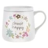 Karma Flora Mug Choose Happy -Artisan Décor Shop KA211238