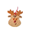 Mr. Bird Rudolph The Red Nose Reindeer Christmas Cookie Bird Seed Ornament -Artisan Décor Shop MB Cookie reindeer high res2020