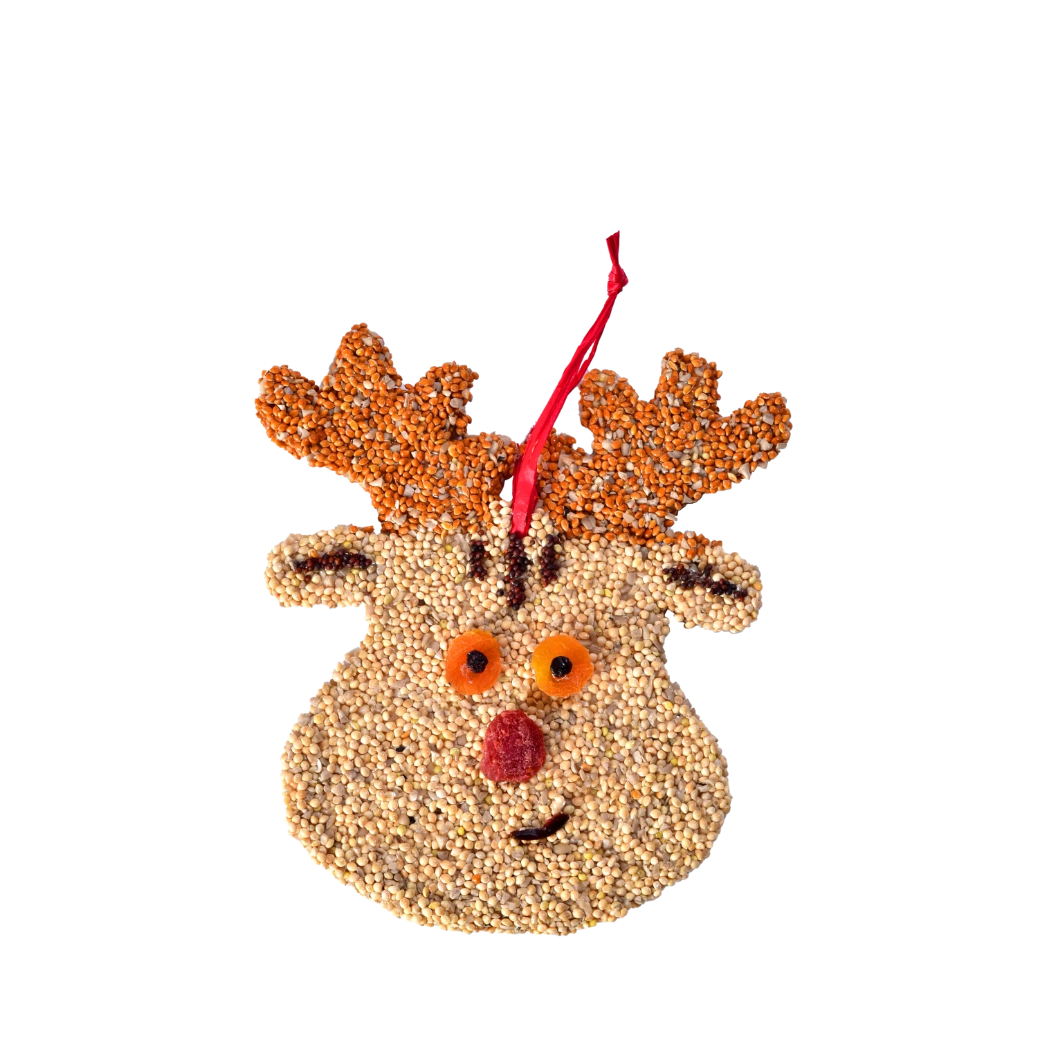 Mr. Bird Rudolph The Red Nose Reindeer Christmas Cookie Bird Seed Ornament 3 Mr. Bird Rudolph The Red Nose Reindeer Christmas Cookie Bird Seed Ornament