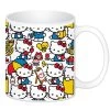 Hello Kitty All Over Print 16 Oz White Ceramic Mug -Artisan Décor Shop MUA0 VC4 HKC