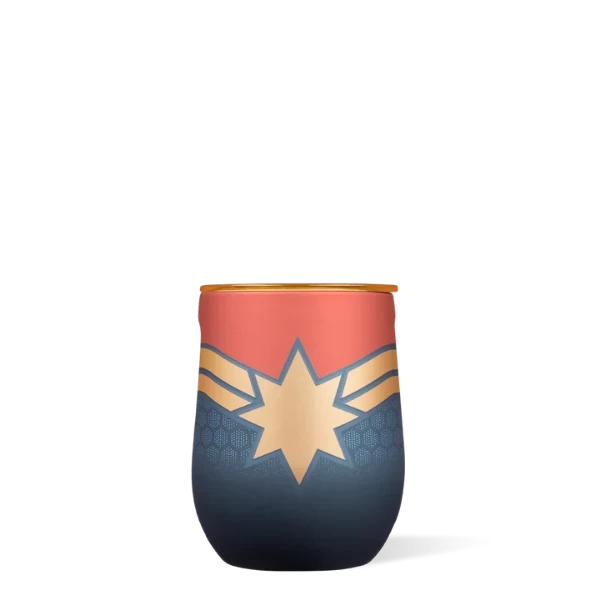 Corkcicle Captain Marvel Stemless Glass, 12 Oz. 3 Corkcicle Captain Marvel Stemless Glass, 12 Oz.