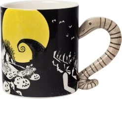 20 Oz. Disney The Nightmare Before Christmas Jack Skellington In Moonlight Snake Handle Mug