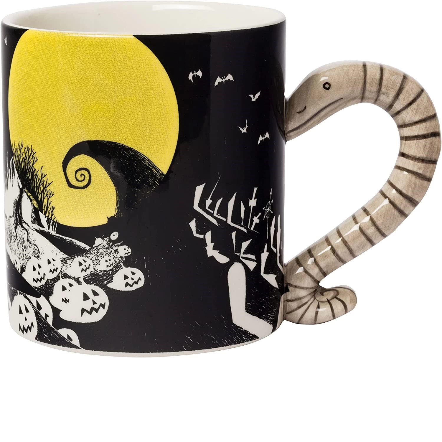 20 Oz. Disney The Nightmare Before Christmas Jack Skellington In Moonlight Snake Handle Mug 3 20 Oz. Disney The Nightmare Before Christmas Jack Skellington In Moonlight Snake Handle Mug