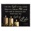 I Am The Light Of The World John 8:12 Light Up 8"x6" Picture Canvas -Artisan Décor Shop OSW220188