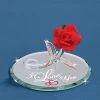 Glass Baron "I Love You" Rose Figurine -Artisan Décor Shop P1420 R