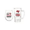NFL® Tampa Bay Buccaneers Stemless 17 Oz. Wine Glass & 16 Oz. Beer Mug Set -Artisan Décor Shop P3843829