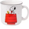 Peanuts Snoopy And Woodstock On Dog House 20 Oz. Ceramic Camper Mug -Artisan Décor Shop PEA524E1