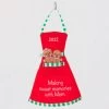 Hallmark 2022 Memories With Mom Baking Apron Fabric Ornament -Artisan Décor Shop QGO2353 01