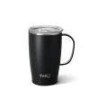 SWIG Matte Black Travel Mug 18 Oz. Stainless Steel And Insulated -Artisan Décor Shop S104 C18 BK
