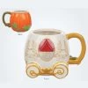 Disney Cinderella Pumpkin Carriage Sculpted Ceramic Mug -Artisan Décor Shop VU8 L6 RDSP