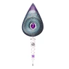 Crystal Galactic Teardrop Mini 6.5" Wind Spinner And 7.5" Crystal Twister Set -Artisan Décor Shop galacticteardrop