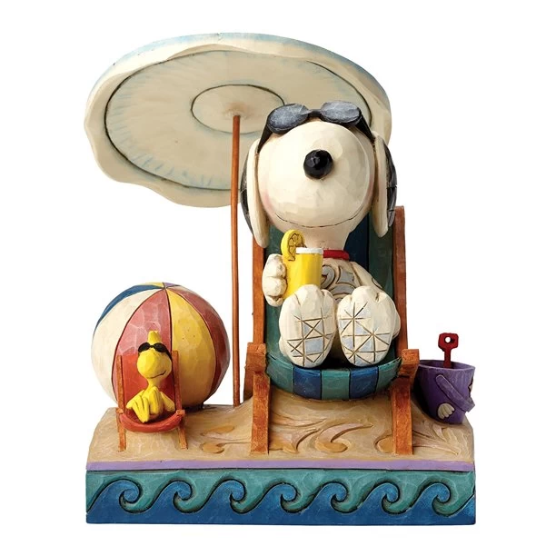 Jim Shore Peanuts Snoopy And Woodstock Beach Buddies Figurine 3 Jim Shore Peanuts Snoopy And Woodstock Beach Buddies Figurine