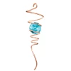 10" Copper Aqua Spiral Tail Wind Spinner Accesory -Artisan Décor Shop spinfinity d909cfb5 ad06 49e4 8495 bff656f5b0b7